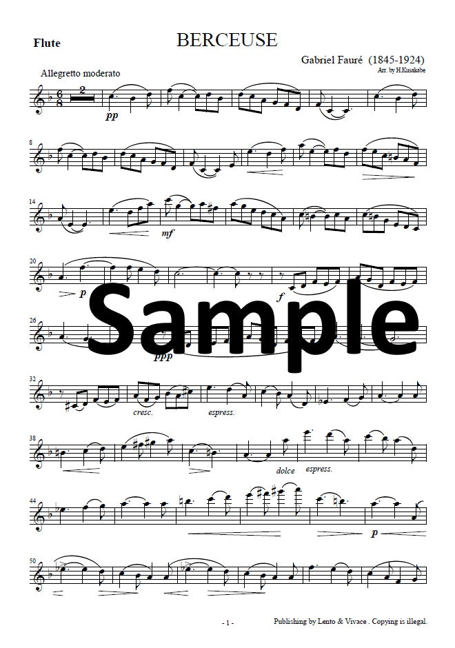 Fauré "Canción de cuna Op. 16"