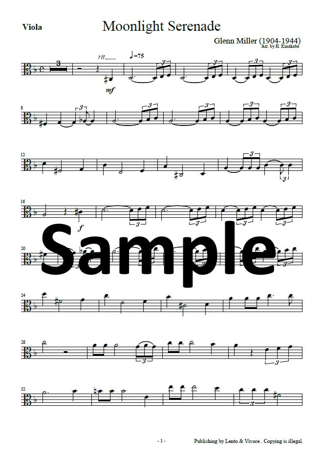 Glenn Miller "Moonlight Serenade"