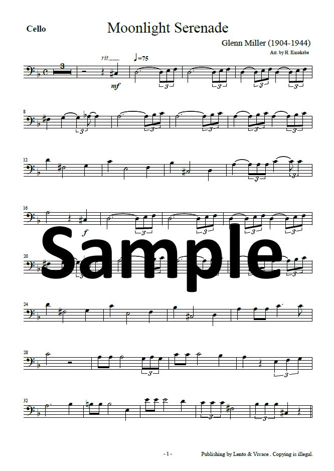 Glenn Miller "Moonlight Serenade"