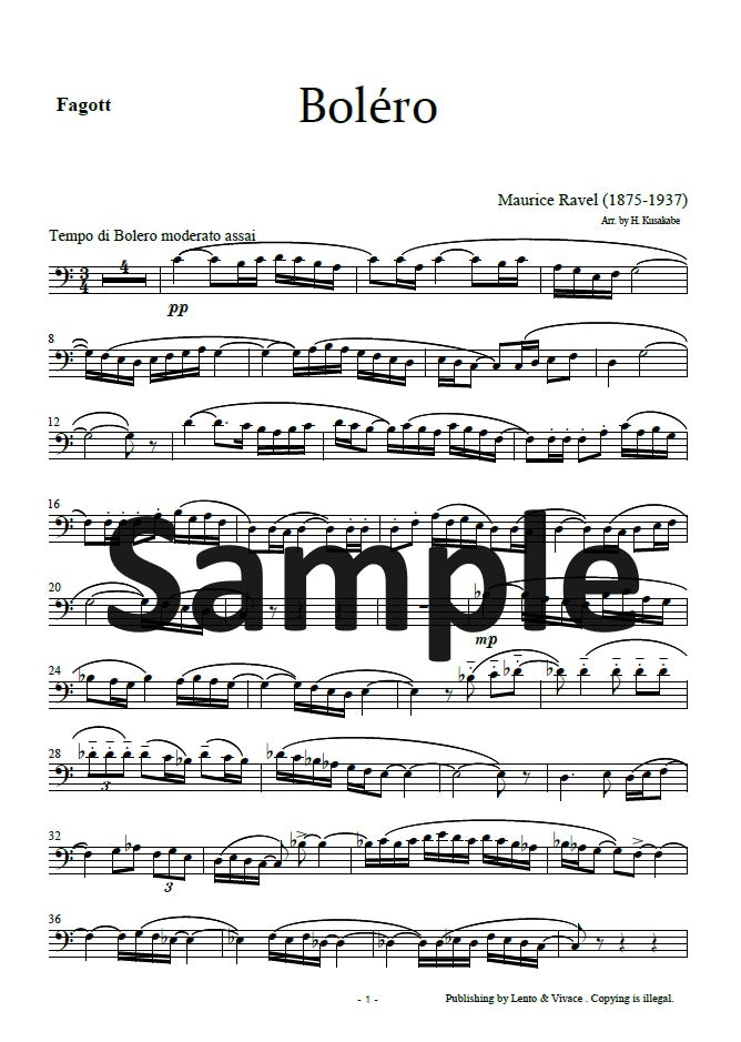Ravel "Bolero" (excerpt version)