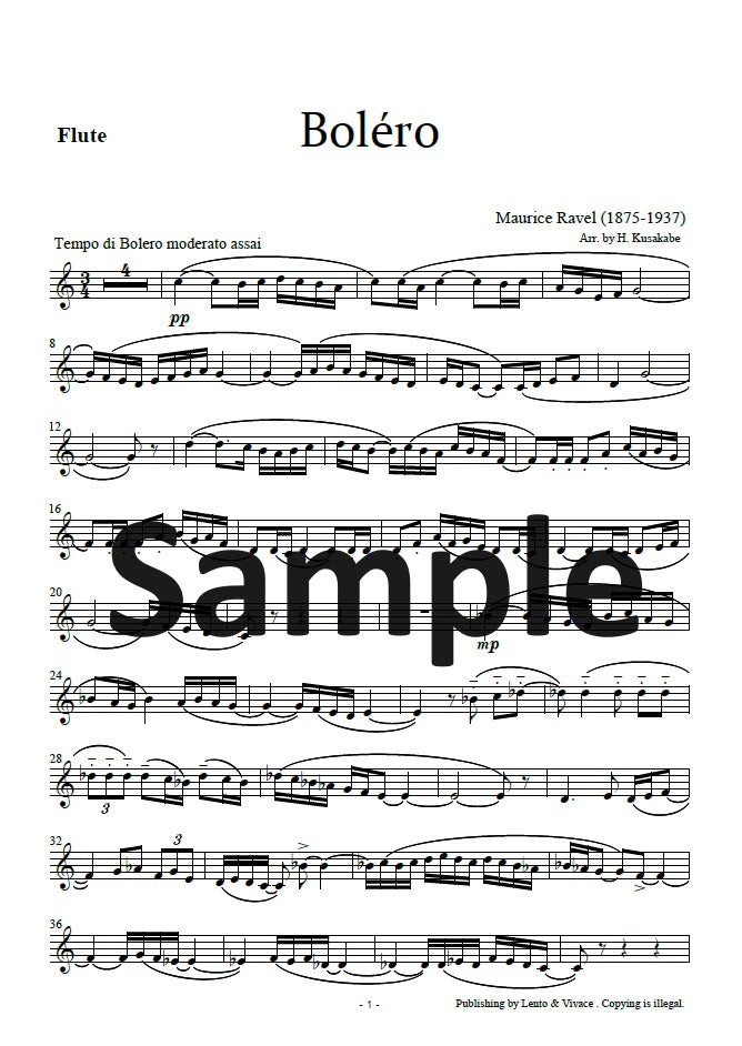 Ravel "Bolero" (excerpt version)