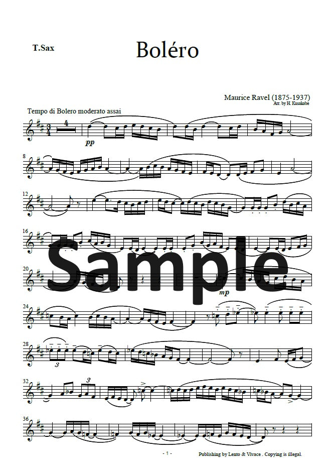 Ravel "Bolero" (excerpt version)