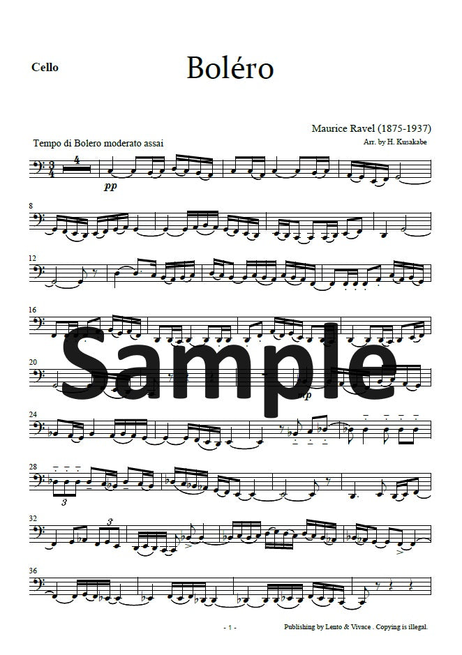 Ravel "Bolero" (excerpt version)