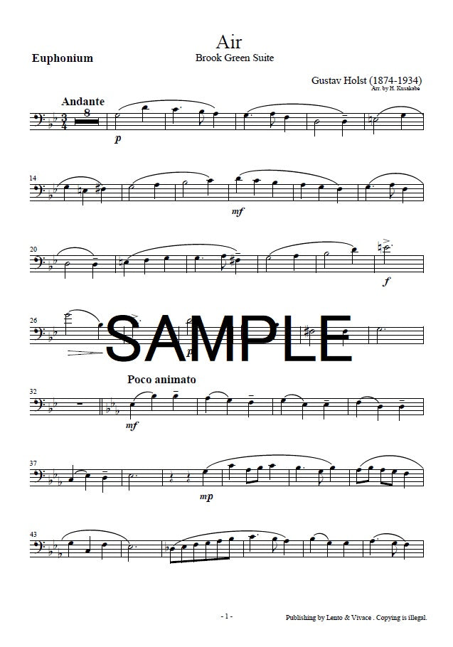 Holst "Air from Brook Green Suite"
