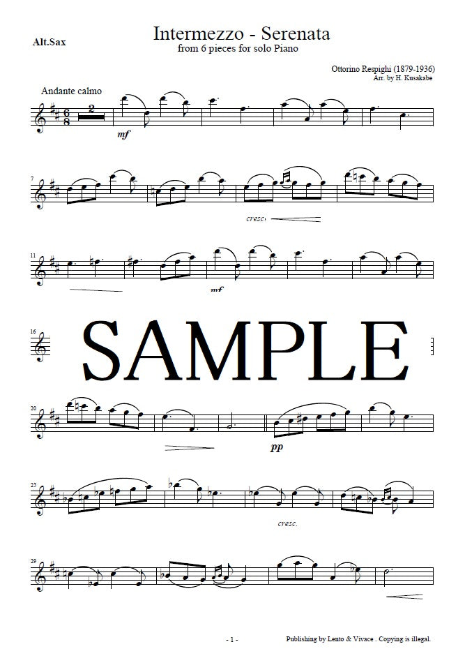 Respighi "Serenata Interludio"