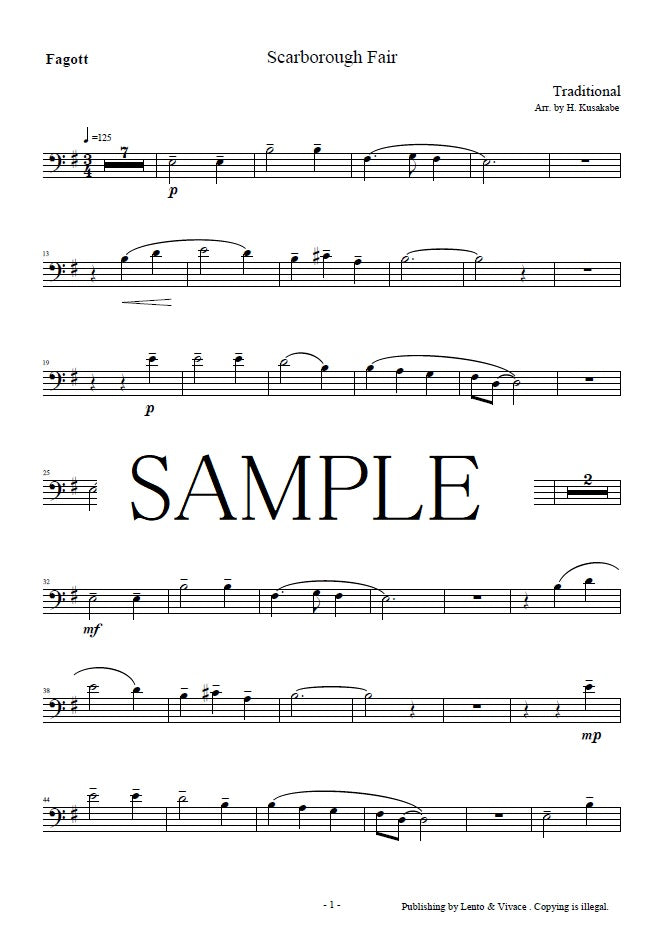 Canción popular británica "Scarborough Fair"