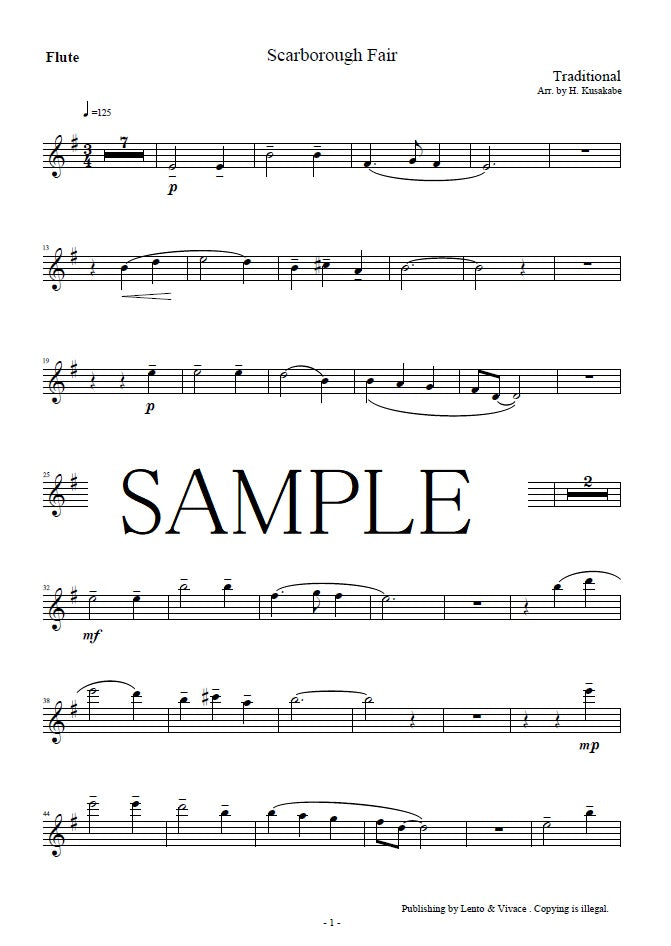 Canción popular británica "Scarborough Fair"