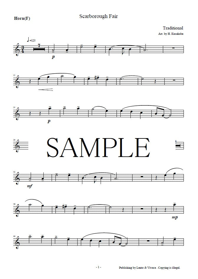 Canción popular británica "Scarborough Fair"