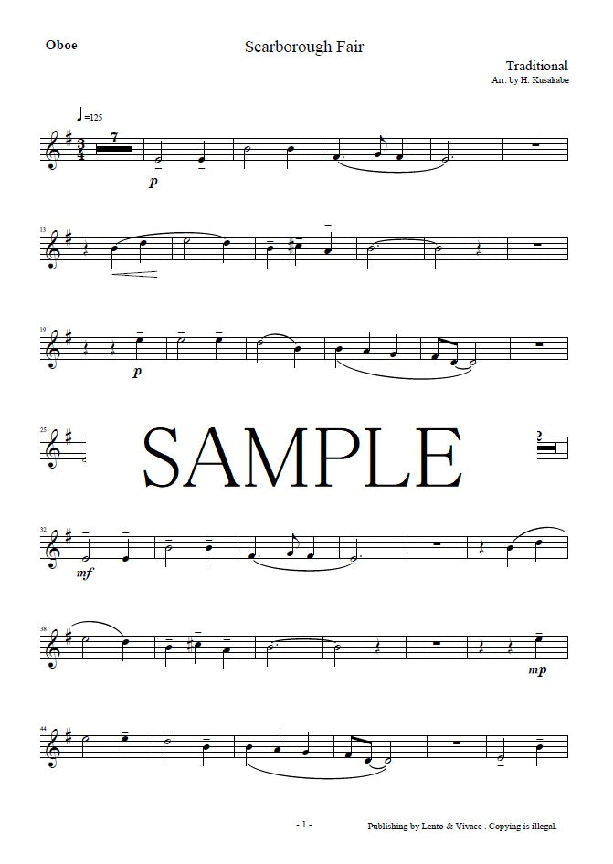 Canción popular británica "Scarborough Fair"