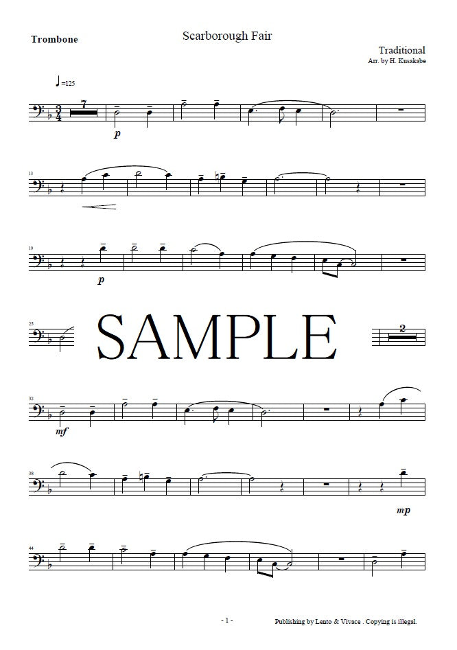 Canción popular británica "Scarborough Fair"