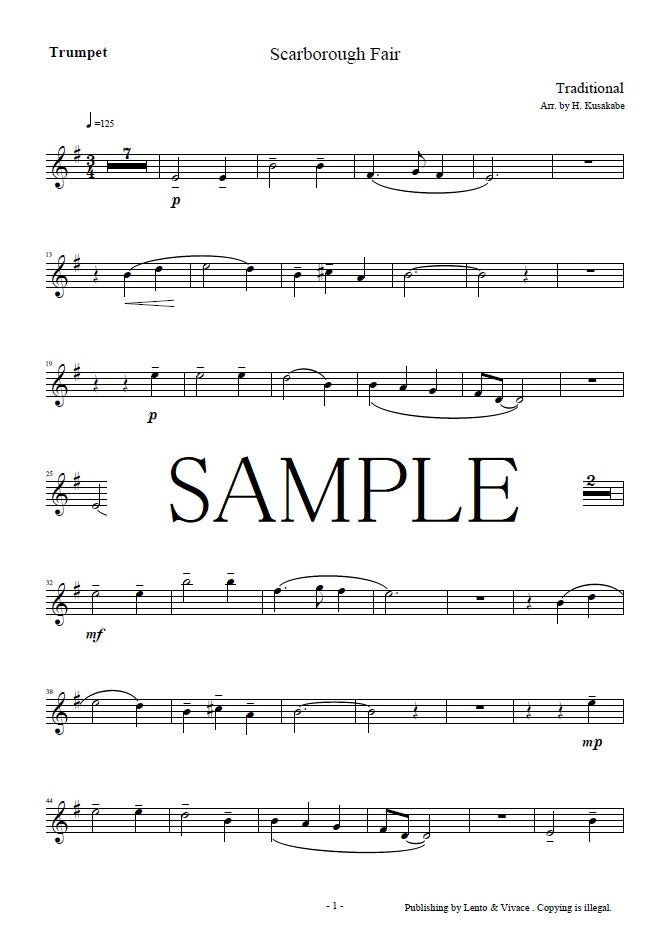 Canción popular británica "Scarborough Fair"