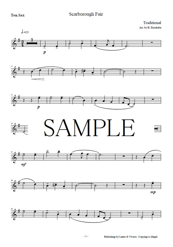 Canción popular británica "Scarborough Fair"