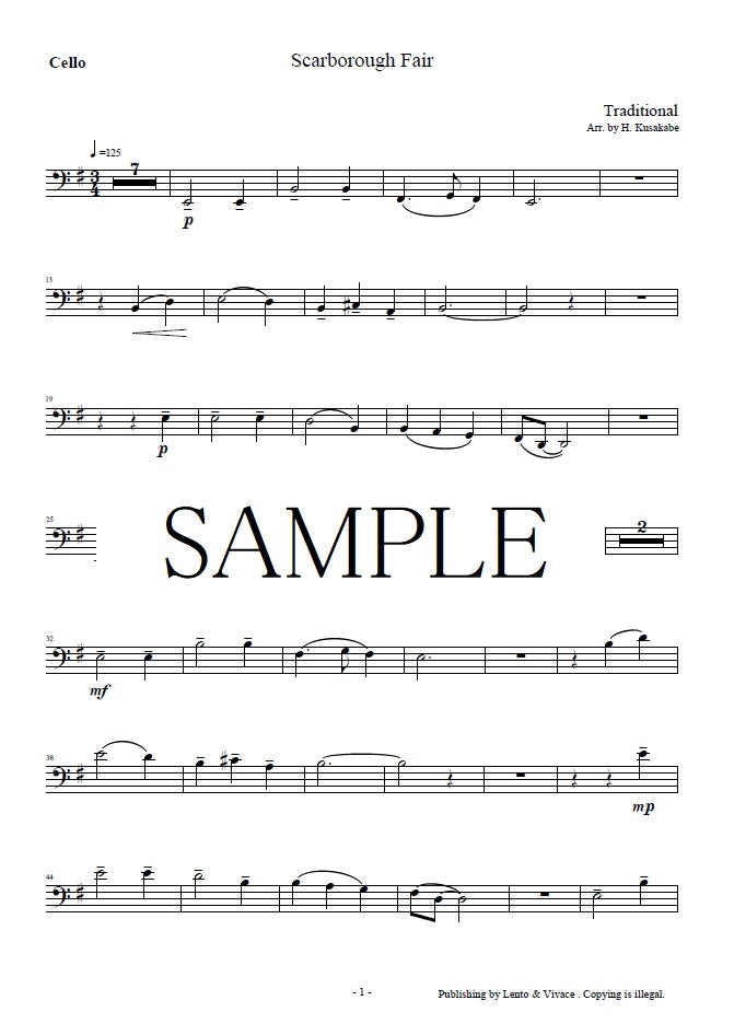 Canción popular británica "Scarborough Fair"