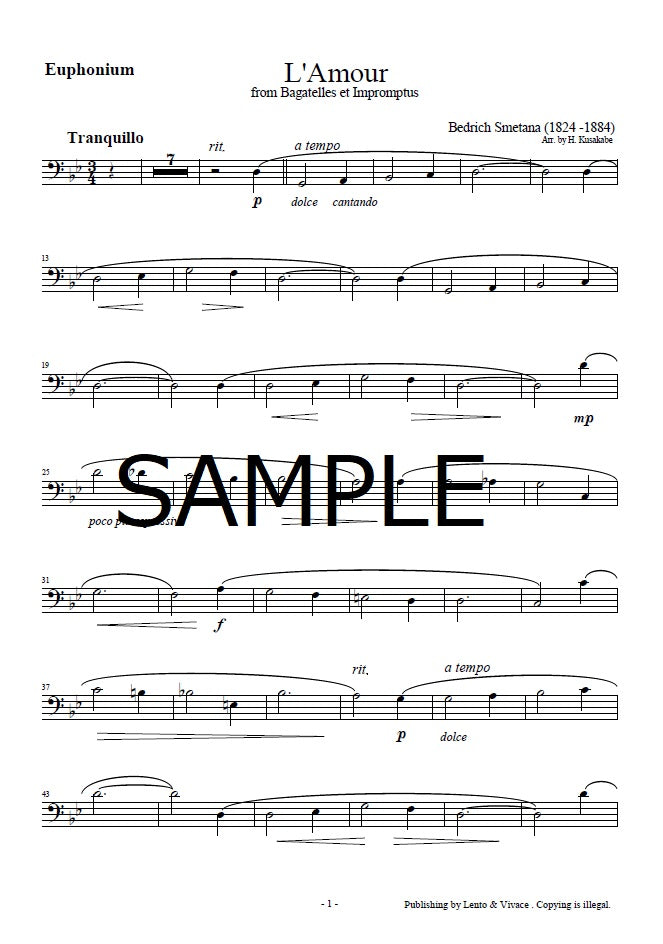 Smetana "Love (L'amour)" from Bagatelle and Impromptu