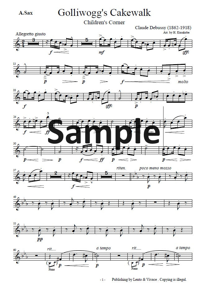 Debussy  "Golliwogg's Cakewalk" 