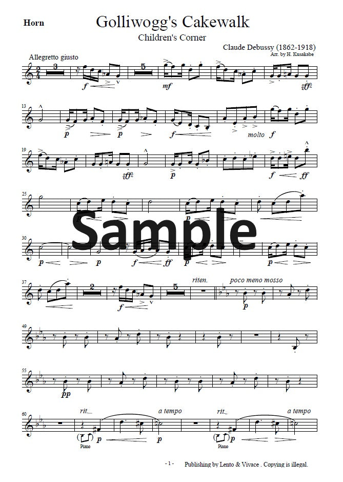 Debussy  "Golliwogg's Cakewalk" 