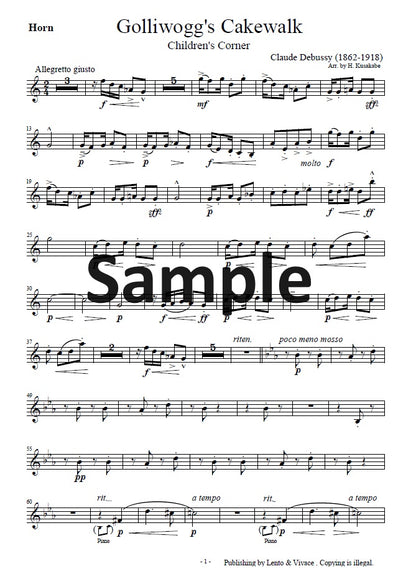 Debussy  "Golliwogg's Cakewalk" 