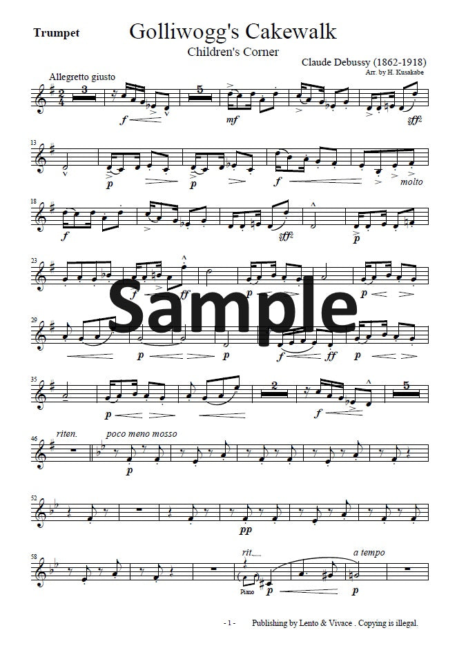 Debussy  "Golliwogg's Cakewalk" 