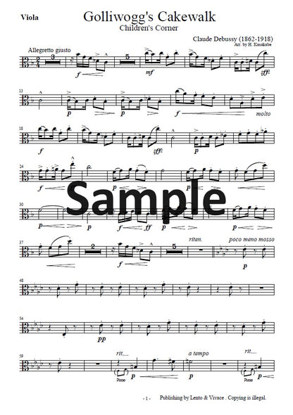 Debussy  "Golliwogg's Cakewalk" 
