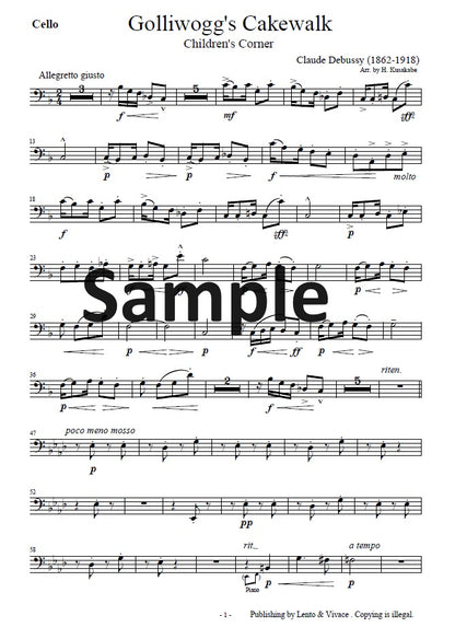 Debussy  "Golliwogg's Cakewalk" 