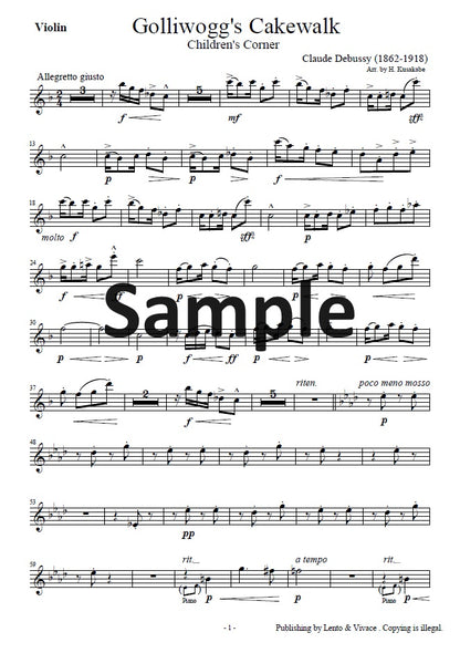 Debussy  "Golliwogg's Cakewalk" 