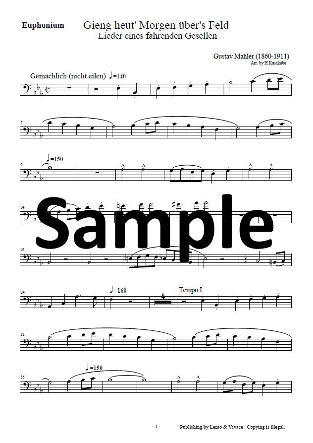Mahler: “I Went This Morning over the Field” (from Songs of a Wayfarer)