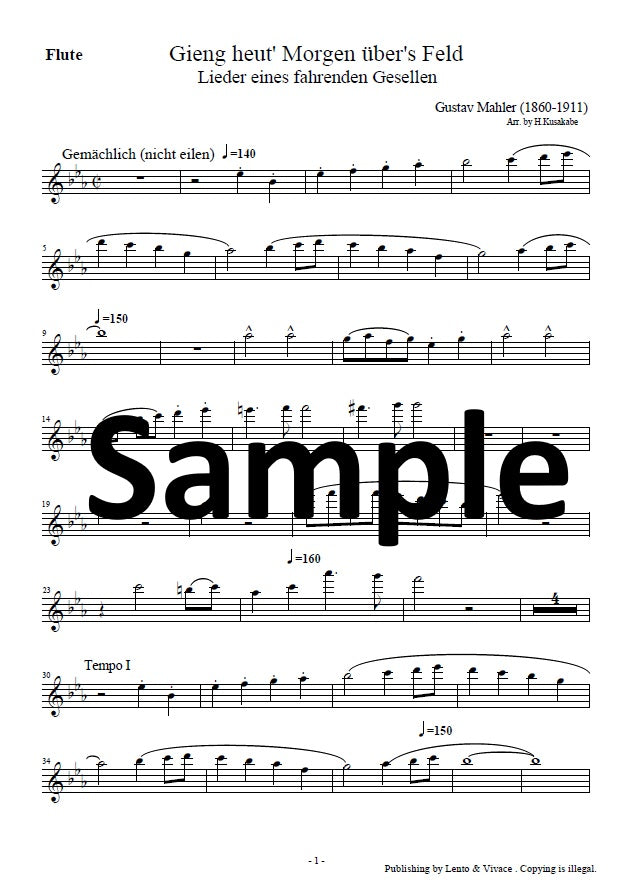 Mahler: “I Went This Morning over the Field” (from Songs of a Wayfarer)