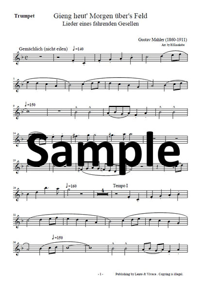 Mahler: “I Went This Morning over the Field” (from Songs of a Wayfarer)