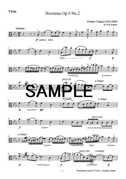 ショパン「ノクターン Op.9 第2番」