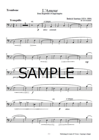 Smetana "Love (L'amour)" from Bagatelle and Impromptu