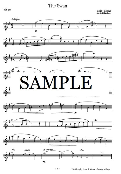サンサーンス 「白鳥  Le cygne 」