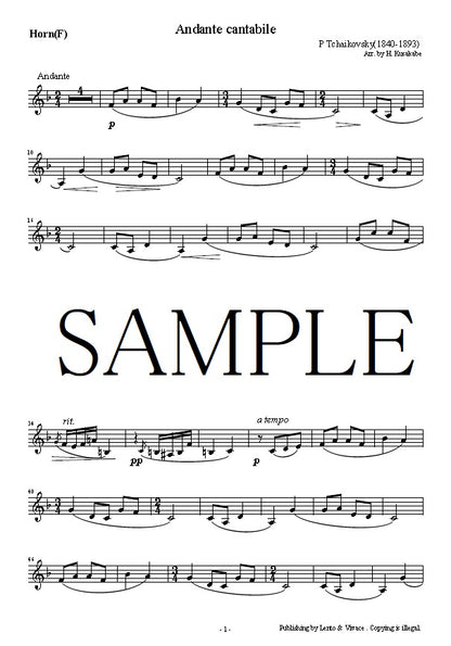 Tchaikovsky "Andante Cantabile"
