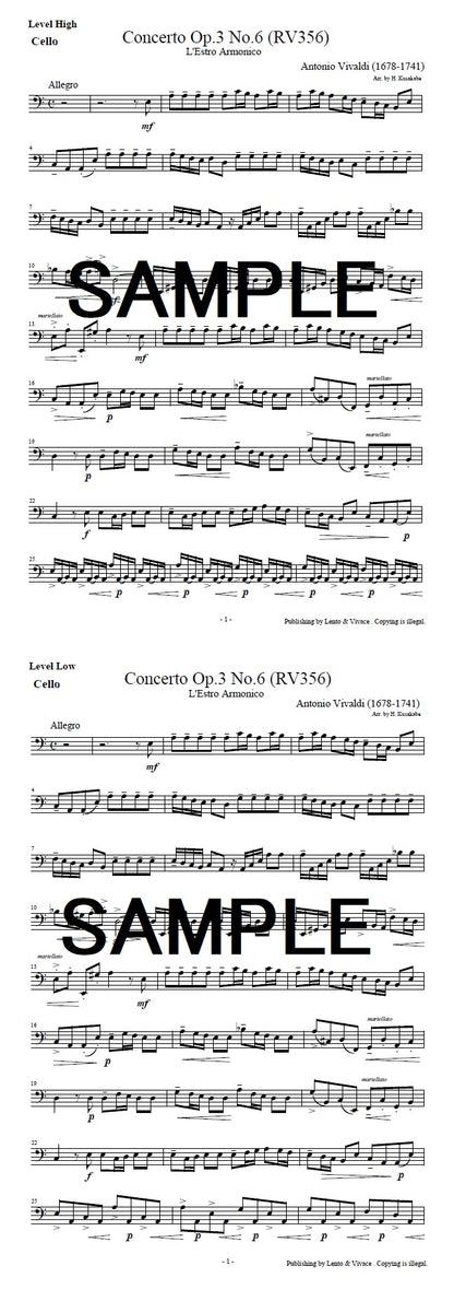 Antonio Vivaldi "Concierto en la menor, L'estro Armonic Op.3 No. 6"